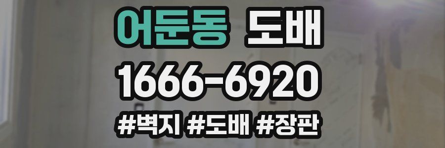 어둔동 도배
