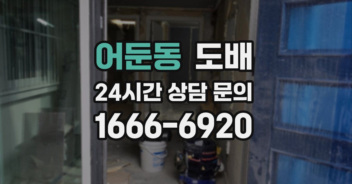 어둔동 도배