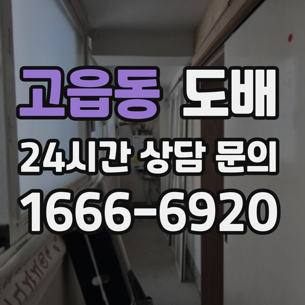 고읍동 도배