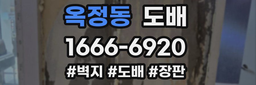 옥정동 도배