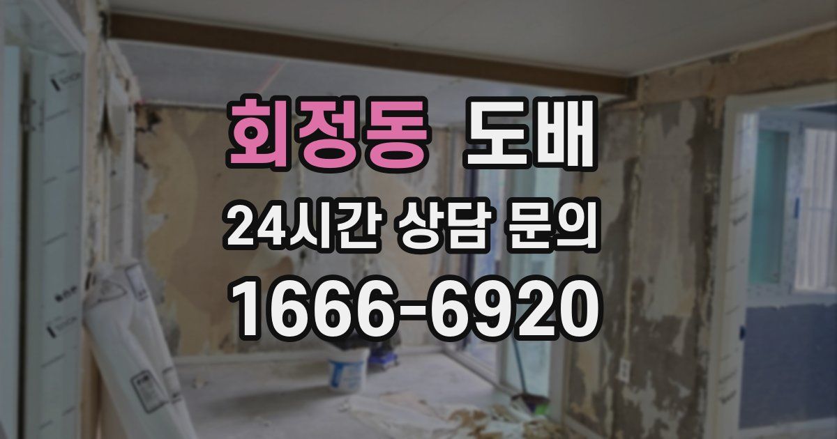 회정동 도배