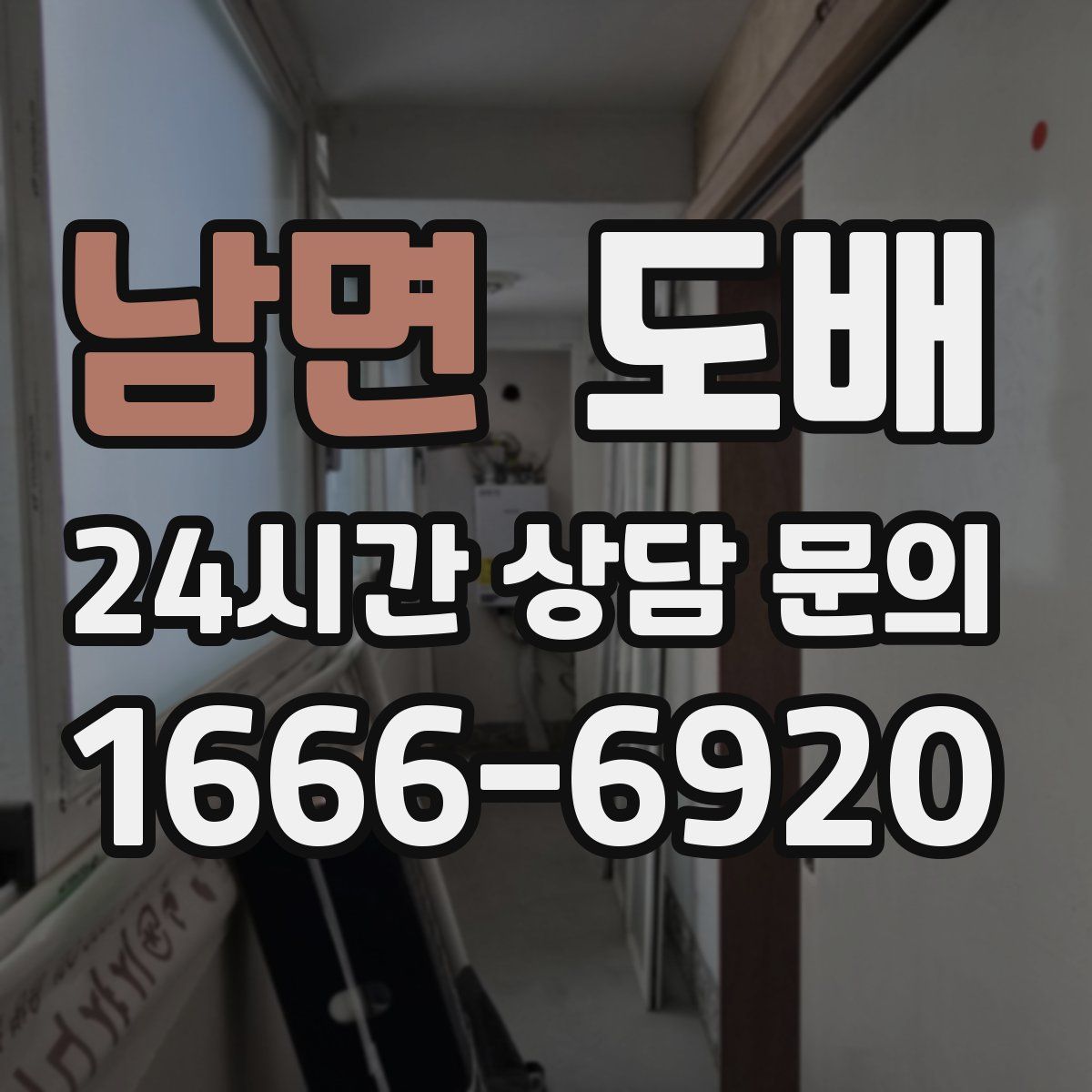 남면 도배
