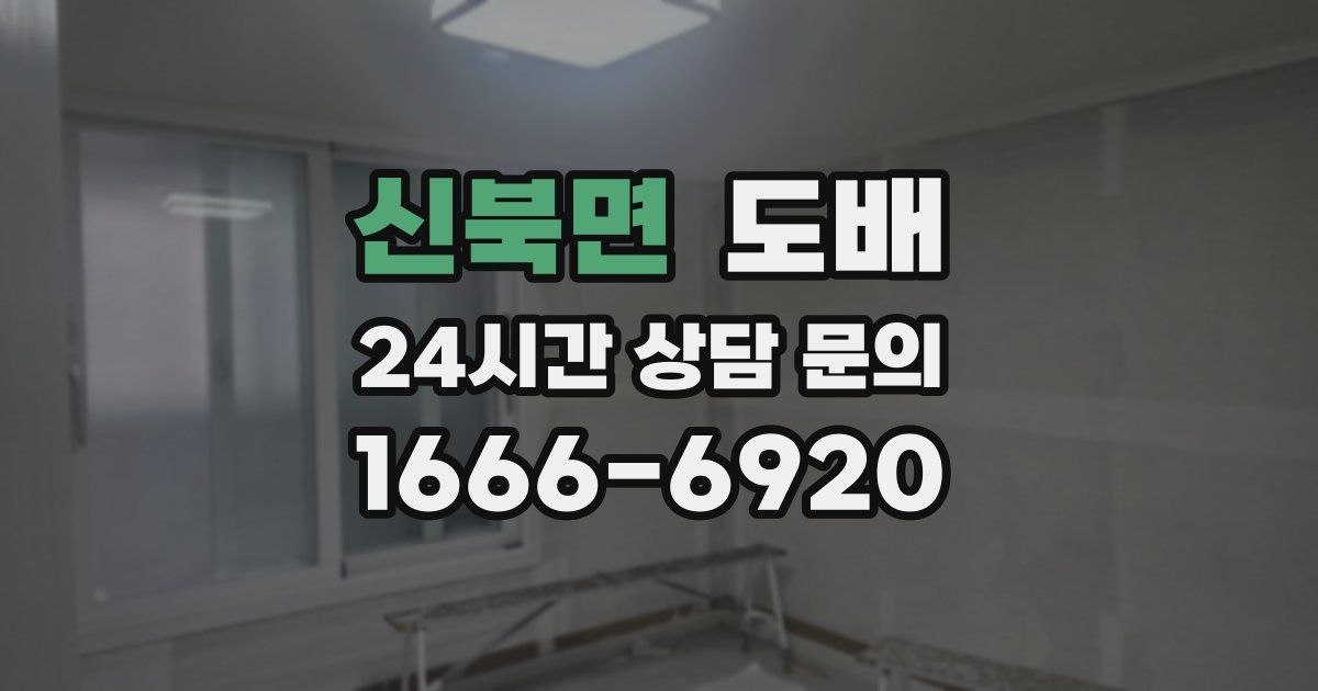 신북면 도배