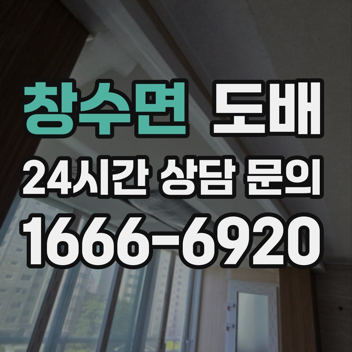 창수면 도배