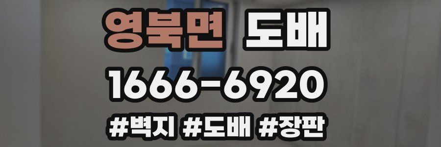 영북면 도배