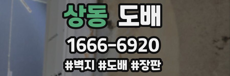 상동 도배