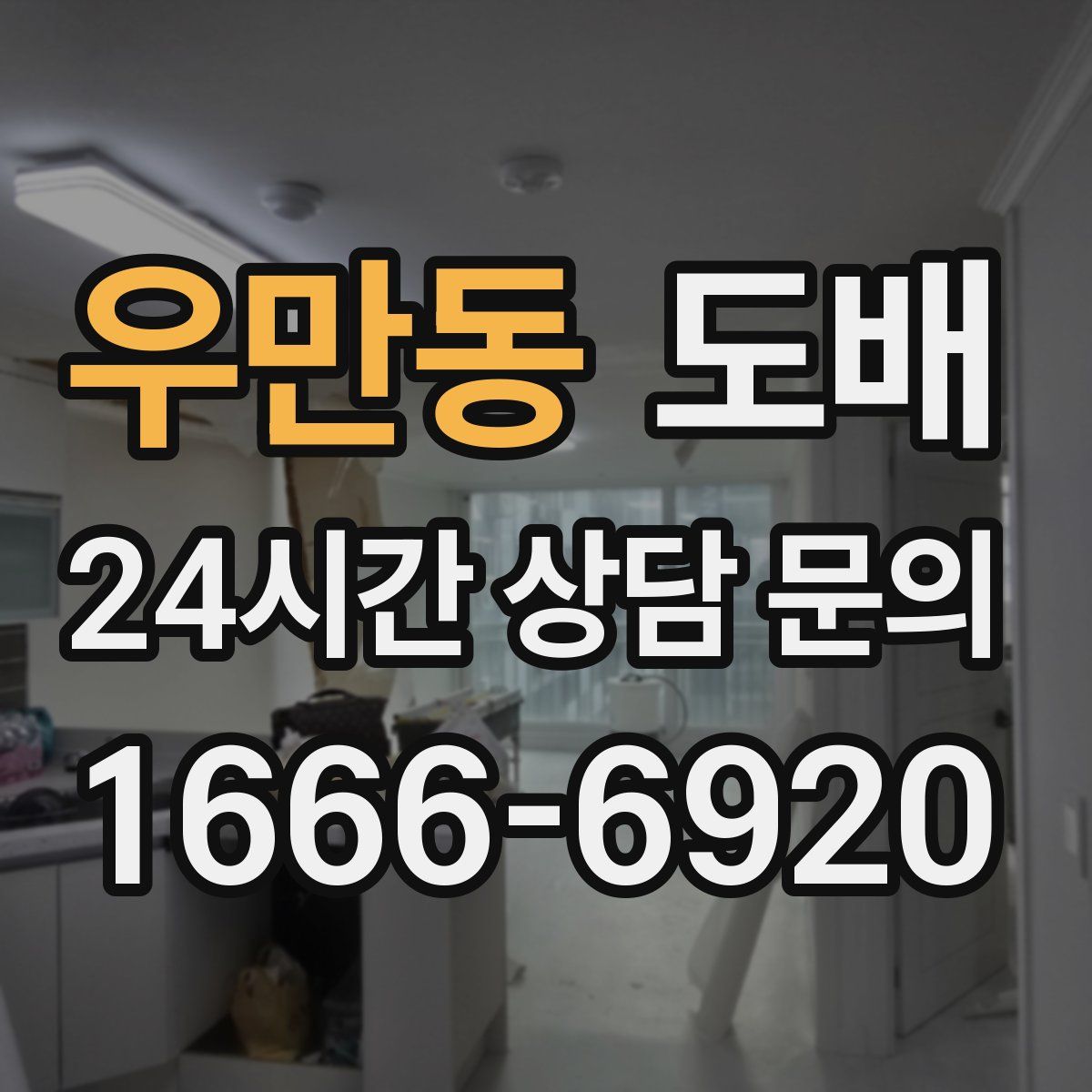 우만동 도배