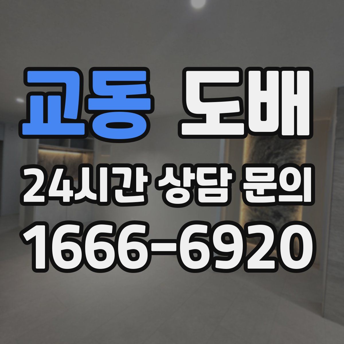 교동 도배