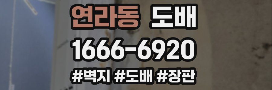 연라동 도배