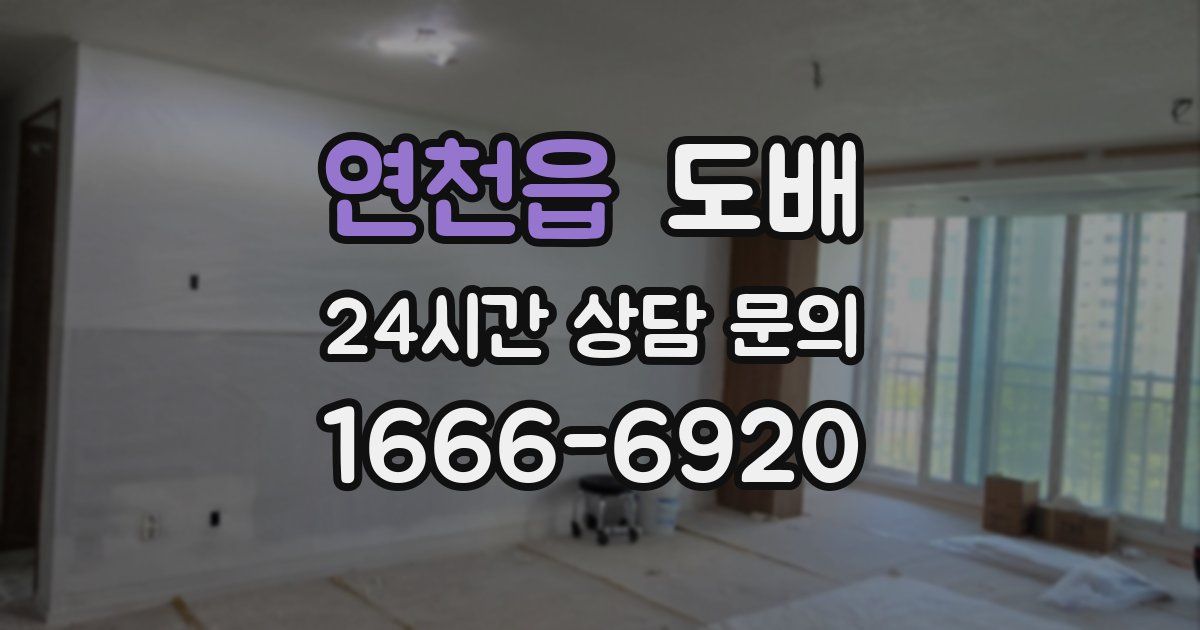 연천읍 도배
