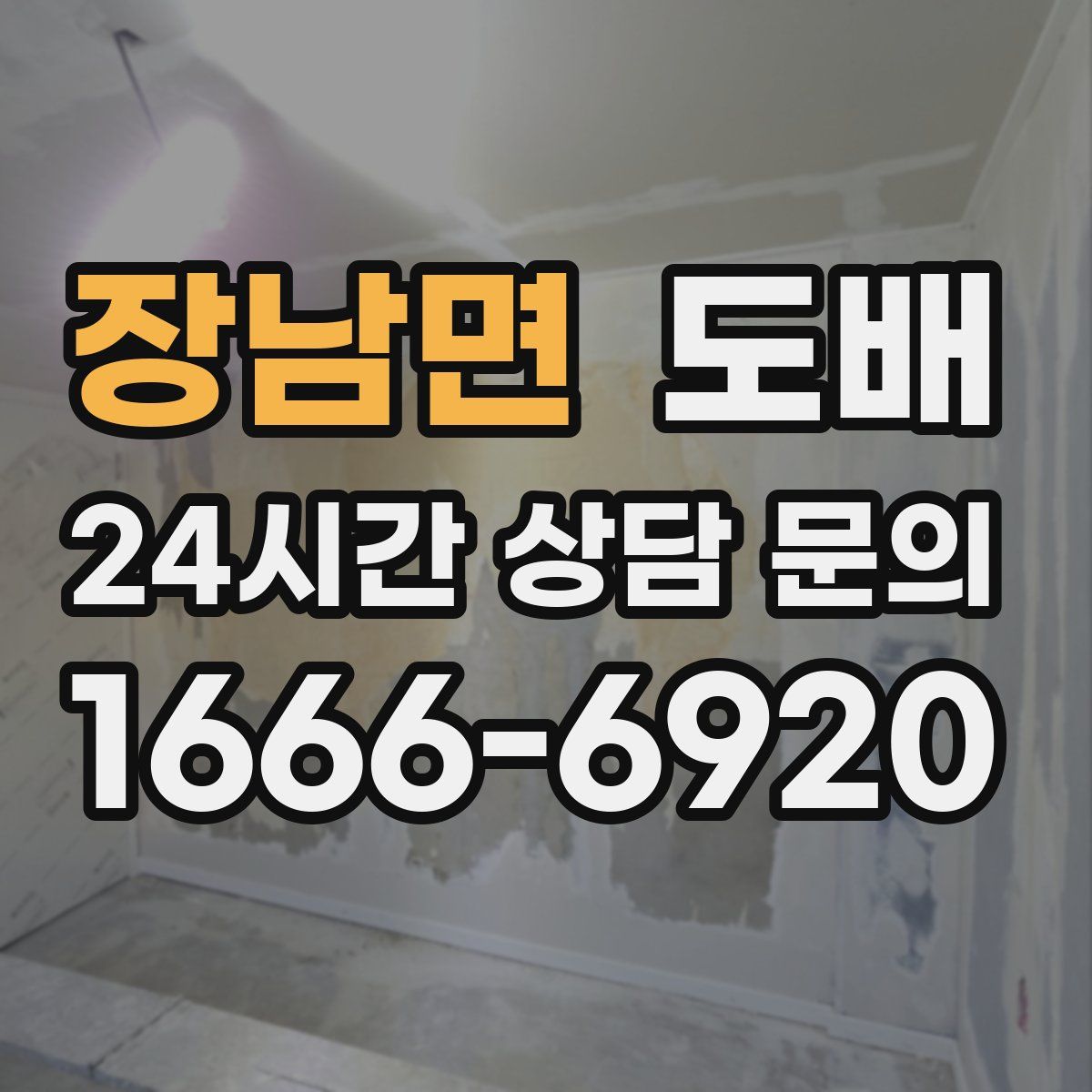 장남면 도배