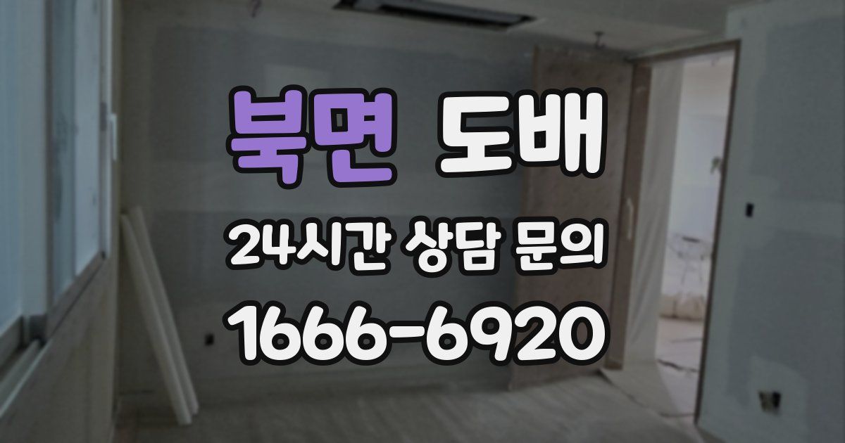 북면 도배