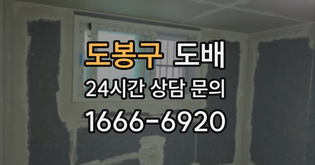도봉구 도배