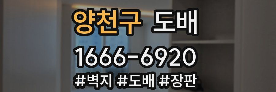 양천구 도배