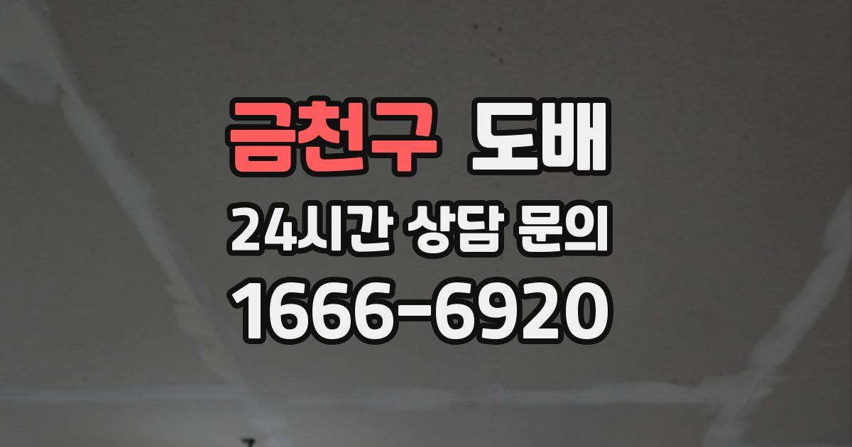 금천구 도배