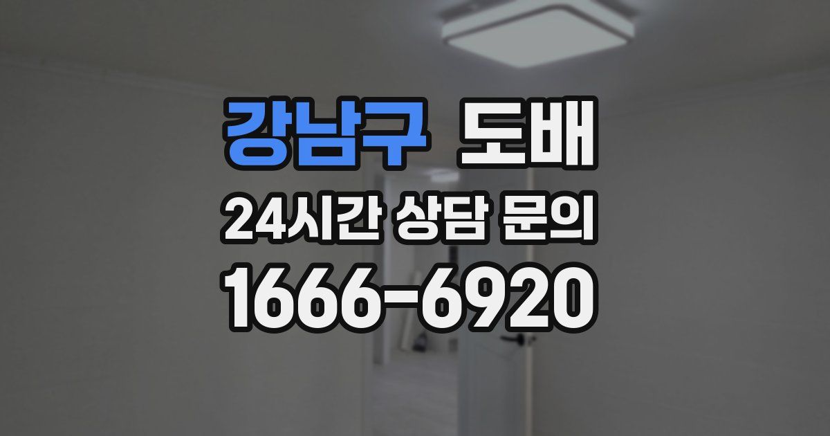 강남구 도배