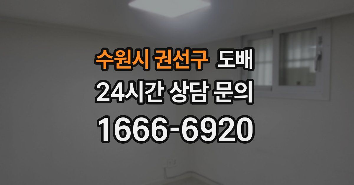 수원시 권선구 도배