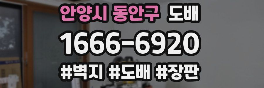 안양시 동안구 도배