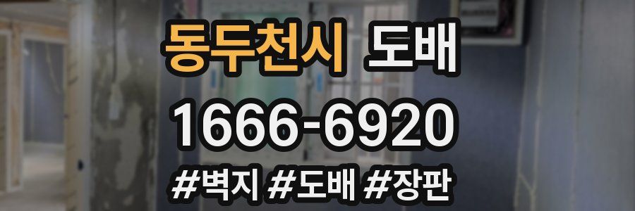 동두천시 도배