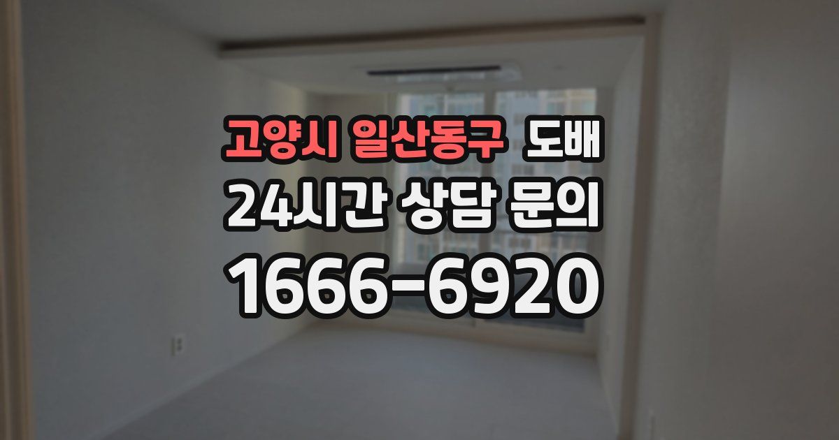 고양시 일산동구 도배