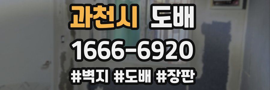 과천시 도배