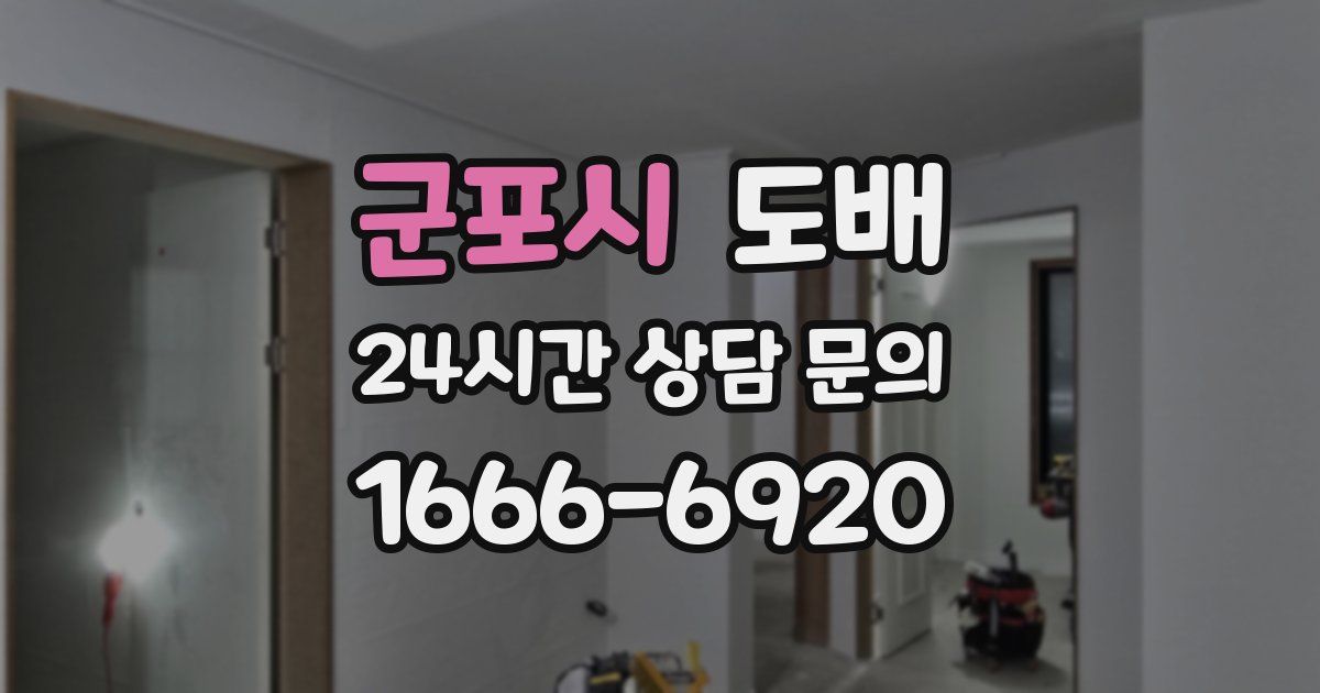 군포시 도배