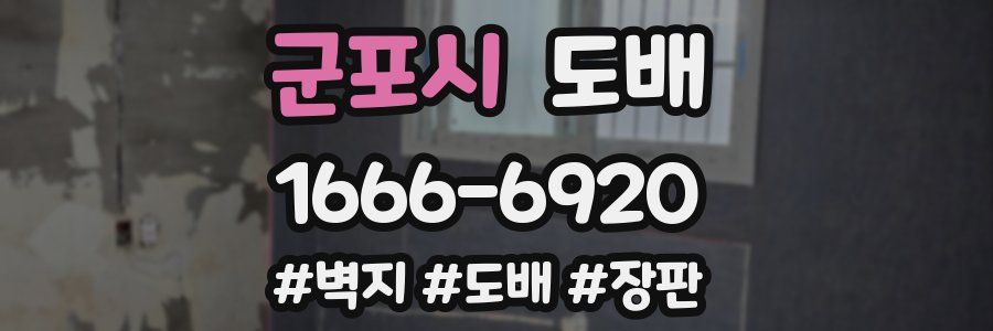 군포시 도배