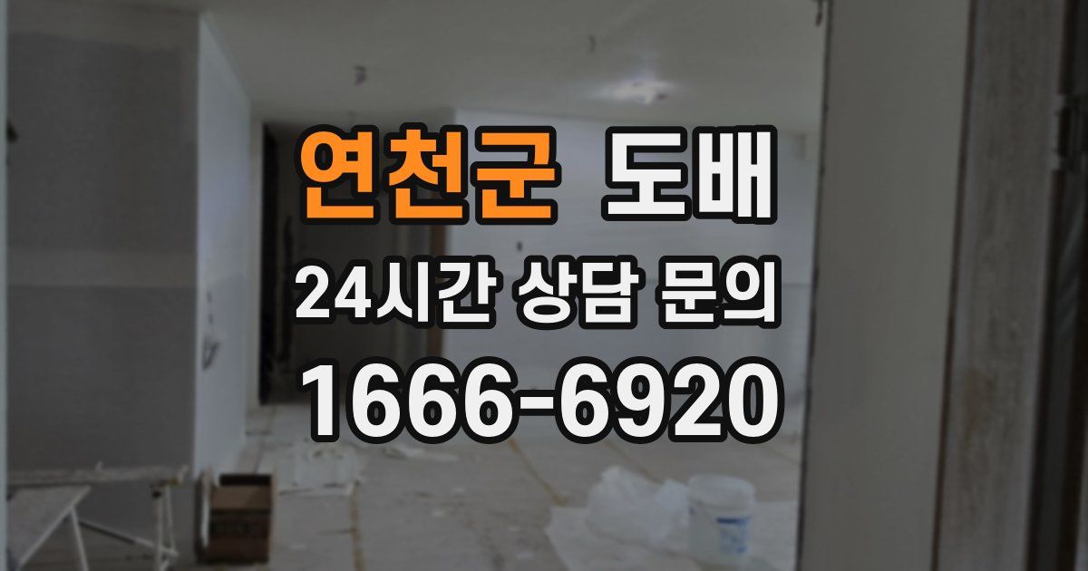 연천군 도배