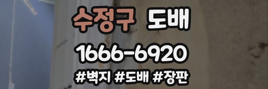 수정구 도배