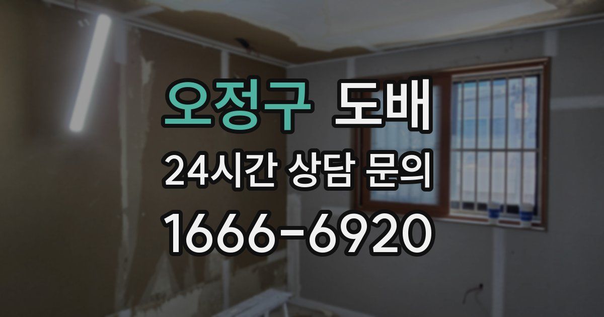 오정구 도배