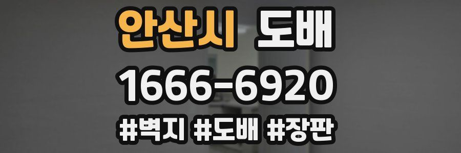 안산시 도배