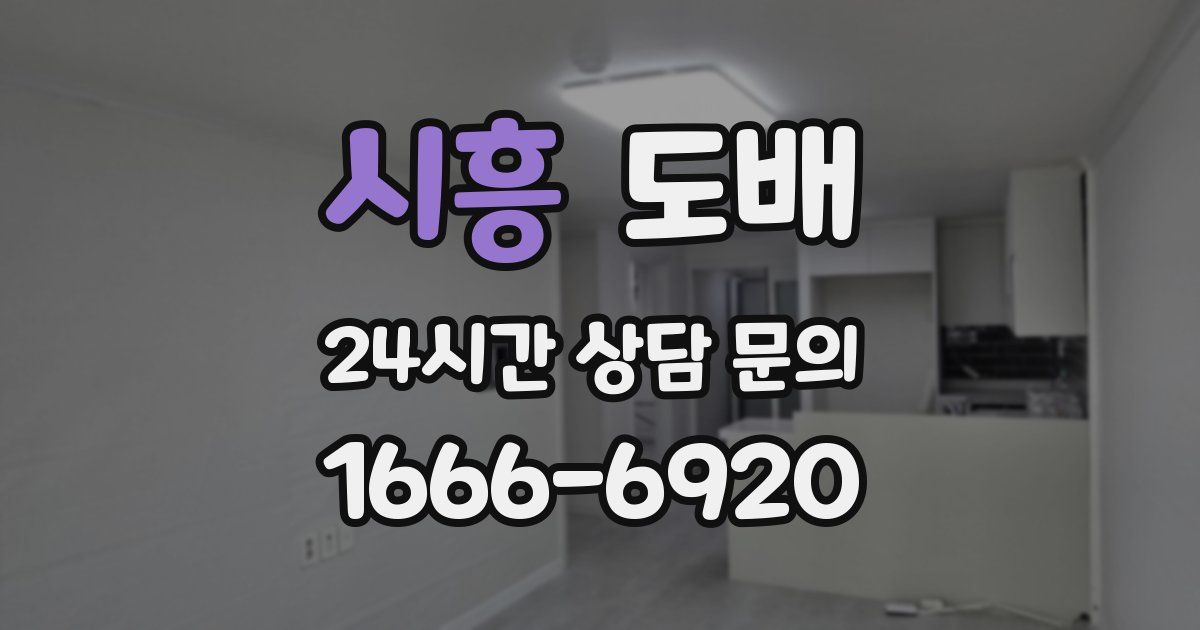 시흥 도배