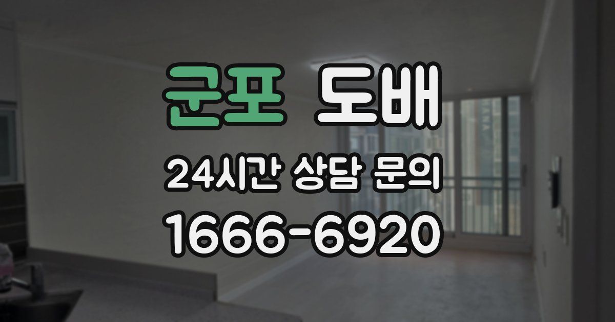 군포 도배