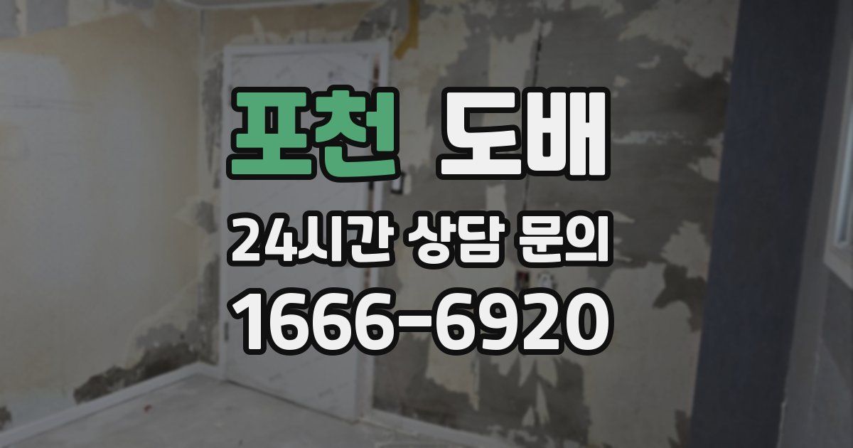 포천 도배