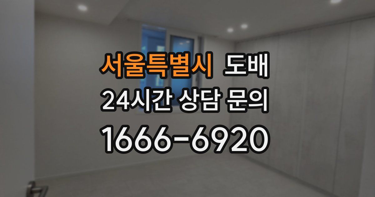 서울특별시 도배