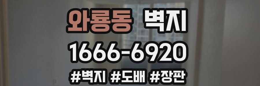와룡동 벽지