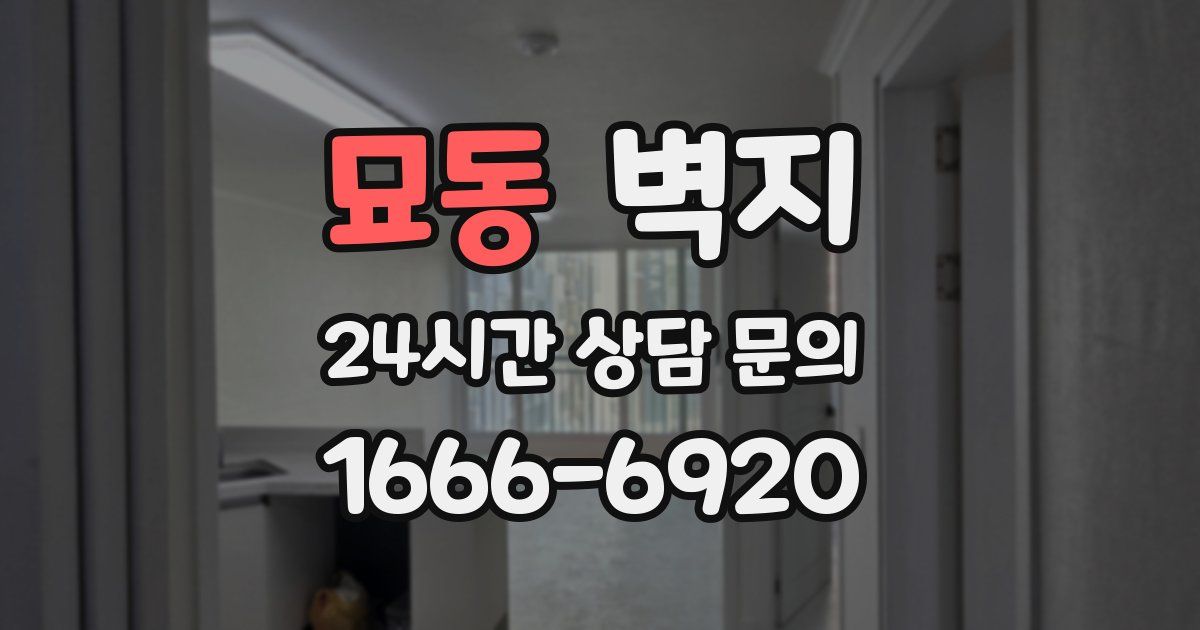 묘동 벽지