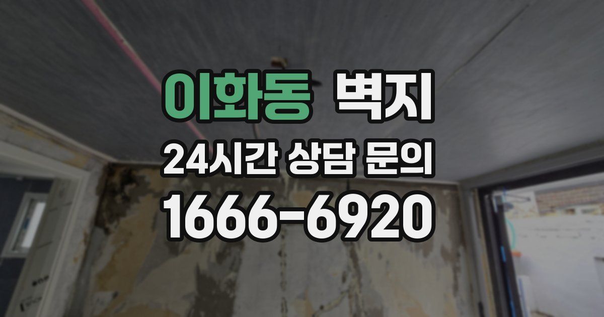 이화동 벽지