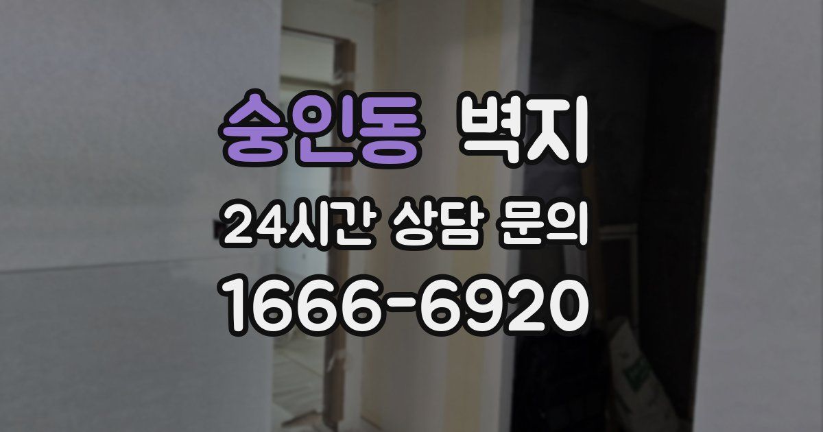 숭인동 벽지