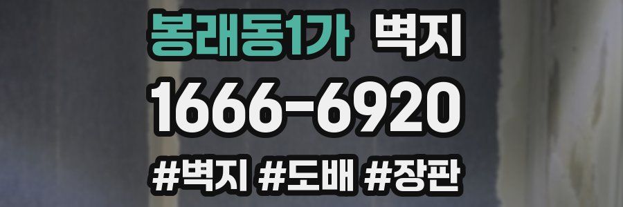 봉래동1가 벽지