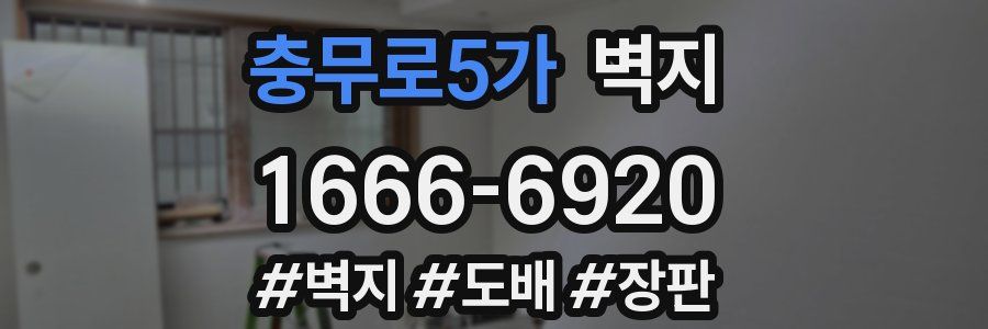 충무로5가 벽지