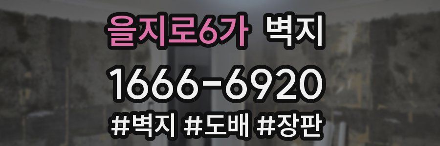 을지로6가 벽지