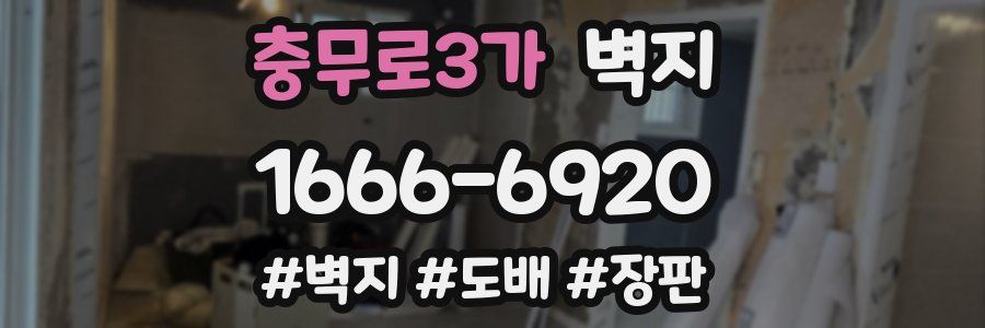 충무로3가 벽지