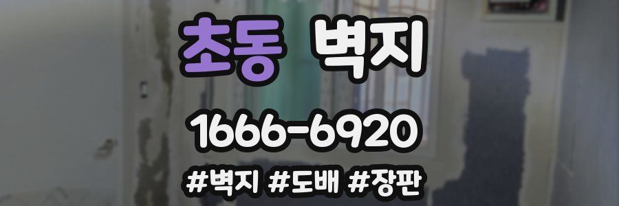 초동 벽지