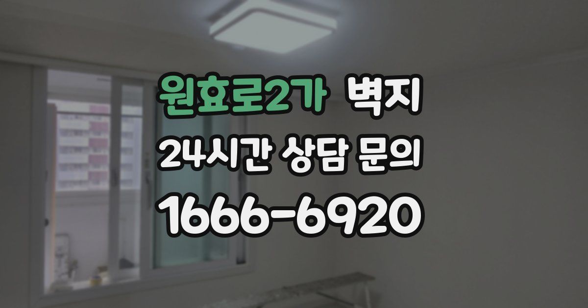 원효로2가 벽지