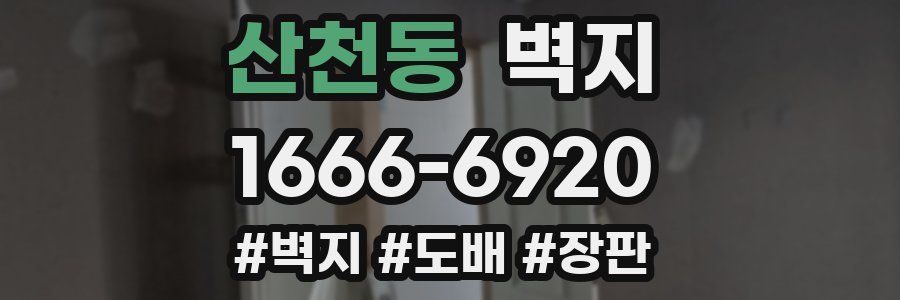 산천동 벽지