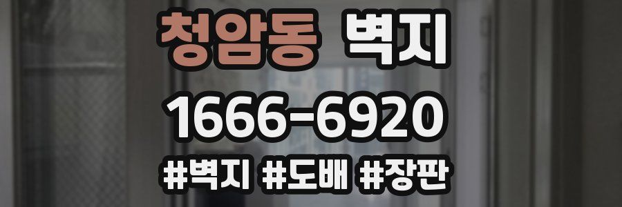 청암동 벽지