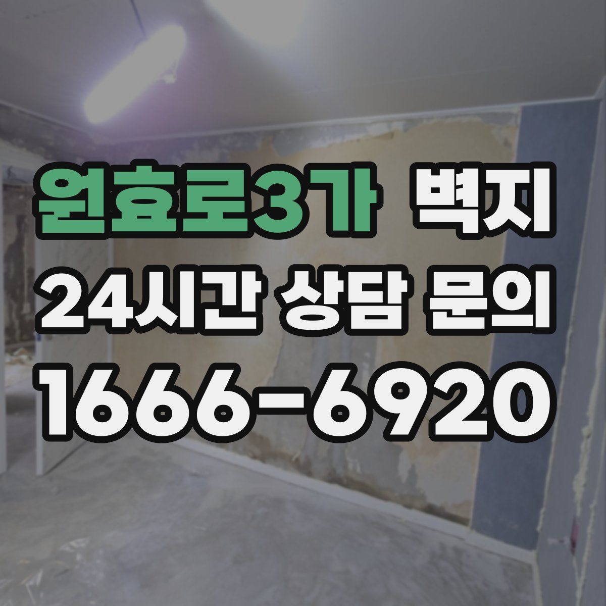 원효로3가 벽지