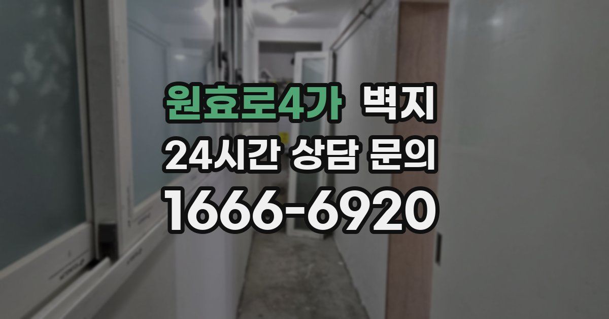 원효로4가 벽지