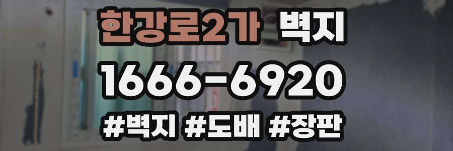 한강로2가 벽지